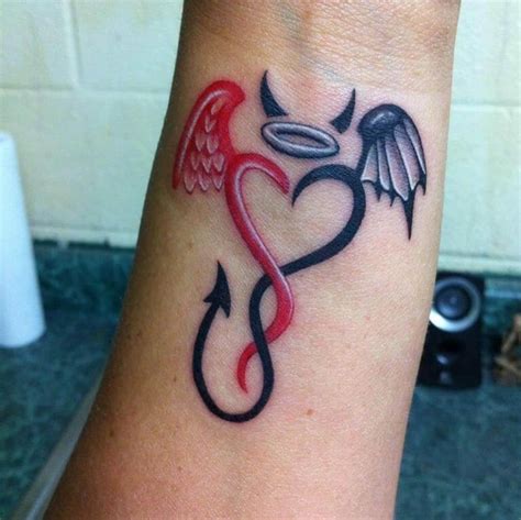 angle tattoo men|angel devil tattoos for men.